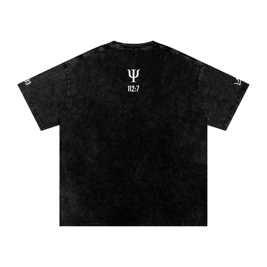 Unfazed Snow Washed Oversized Cotton T-Shirt