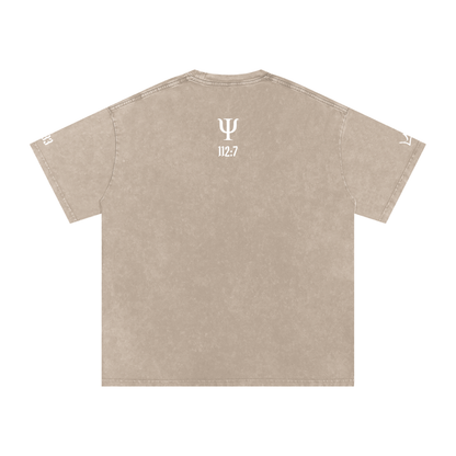 Unfazed Snow Washed Oversized Cotton T-Shirt