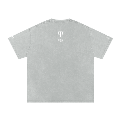 Unfazed Snow Washed Oversized Cotton T-Shirt