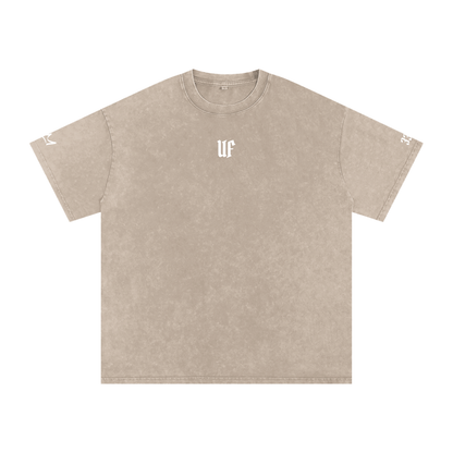 Unfazed Snow Washed Oversized Cotton T-Shirt