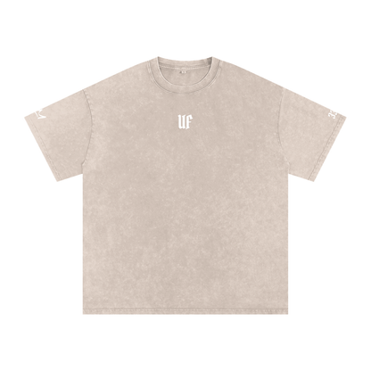 Unfazed Snow Washed Oversized Cotton T-Shirt