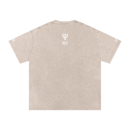 Unfazed Snow Washed Oversized Cotton T-Shirt